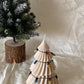 kaars kerstboom beige verlichting