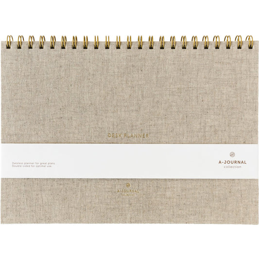 Linnen Beige Deskplanner