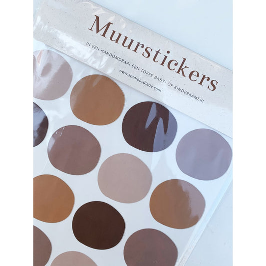 Muurstickers dots 